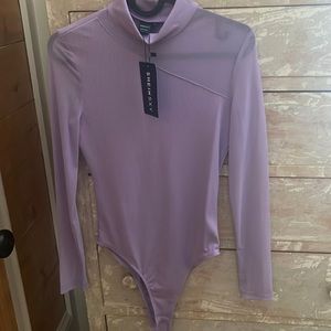 Shein Sxy purple mesh bodysuit!